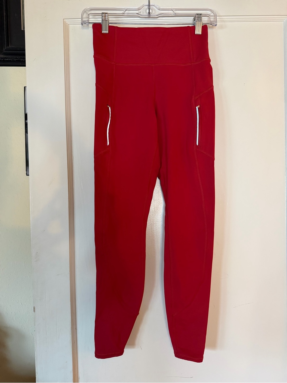 Athleta Rainier Fleece lined Active Leggings Workout Run Outdoor Camp Hike Lift